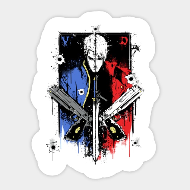 Devils Never Cry Sticker by Dracortis